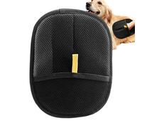 Gants de toilettage pour animaux de compagnie - Gants double face, brosse de bain mains sur le bain avec embout en silicone flexible, fonction de retrait doux, idéal pour le nettoyage des chiens et