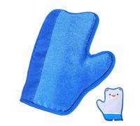 Gants de toilettage pour animaux de compagnie, gants pour le toilettage en cas de perte de cheveux, tampons de nettoyage doux avec fonction grattoir pour le toilettage, les tapis et les vêtements