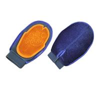 Gants de toilettage pour animaux | Masseur à récurer double face | Gants de lavage de chat de douche de chien | Pour chatons à poil court, petites, moyennes et grandes races, maison, appartement,
