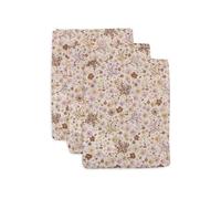 Gants de Toilette Bébé Jollein - Flower Fairies - Lot de 3-15x20 cm - Mousseline - 100% Coton - Gants de Toilette Bébé - Certifiée OEKO-TEX