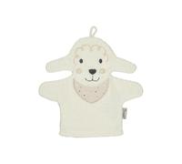 Gants de toilette en flocons de mouton