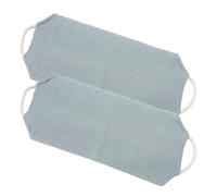 Gants de toilette récurants pour la douche - Ensemble de gommage corporel 45,7 x 20,3 cm, massage pour la peau, support antidérapant pour serviette de conception étendue | Bain Bien-être Soins de