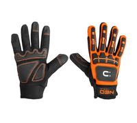 Gants de travail avec aimant, taille 10""