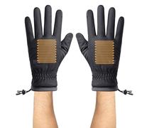 Gants de travail chauffants, coupe-vent, gants chauffants USB, gants électriques antidérapants pour écran tactile, fournitures par temps froid pour le travail, le snowboard, le sport, la luge, le ski