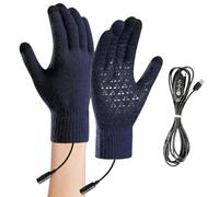 Gants de Travail Chauffants,Gants de Chauffage électrique - Mitaine Écran Tactile pour Randonnée Ski Snowboard Activités Extérieur Conduire Vélos Camping Froid Intense