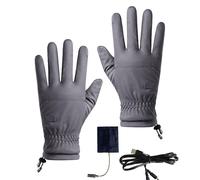 Gants de travail chauffants USB chauds pour homme - Moufles électriques ergonomiques pour temps froid pour la randonnée, le ski, la luge, le snowboard, le sport, le cyclisme