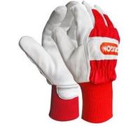 Gants de travail en cuir souple et tissu Oregon blanc taille L