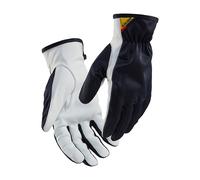 Gants de travail en cuire Marine foncé/Blanc PPE Cat 2 BLAKLADER