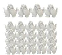 Gants de travail, gants blancs pour enfants 24 paires 6 pouces coton enfants blanc doux et confortable pour épaissir la protection du travail pour les à la maison, à l'école
