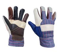 Gants de travail isolés, renforcés de cuir croûte, taille 11