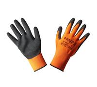 Gants de travail, polyester enduit nitrile (sable), 4131X, taille 10