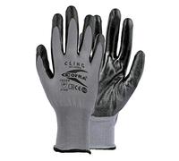 Gants de travail professionnels en nitrile Gants de protection en nitrile Gants de sécurité Gants de montage Gris Cling 7-11 (10)