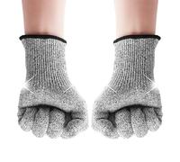 Gants de travail résistants aux coupures, gants de sécurité avec 5 niveaux de protection, gants de protection respirants, gants pratiques de cuisine et de jardinage pour travaux de dépouillement et de