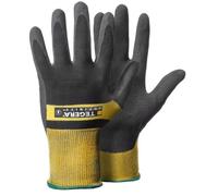 Gants de travail synthétique de précision TEGERA Infinity - noir/jaune/vert 10