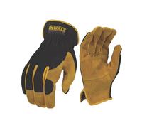 Gants de travaux lourds DEWALT DPG216L EU taille 9 en cuir résistant à l'abrasion
