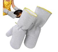 Gants De Vaisselle En Fil D'Acier,Moufles Résistantes À La Chaleur - Gants De Lavage De Vaisselle Et De Nettoyage De Cuisine | Pour Carrelage Salle De Bain Casserole Récurage Plan De Travail Mur Femme
