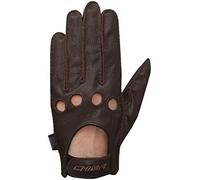 Gants de vélo Chiba Mille Miglia Leather pour hommes, marron, S