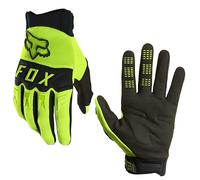 Gants De Vélo Fox Dirtpaw MTB Ébike Dirt MX Cross Longs Doigts Jaune Néon S