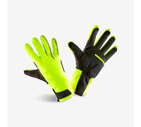 Gants de vélo hiver, EDR Winter jaune fluo