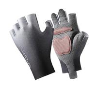 Gants de vélo pour - 2 Gants de pêche pour, Mitaines sans Doigts, Mitaines de Skateboard, Gants d'entraînement, antidérapants pour la Gymnastique des