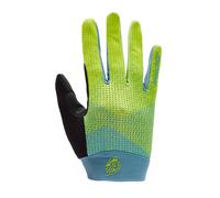Gants de vélo pour enfants Silvini CA2270 Calvi bleu-néon 7-8