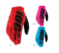 100percent Brisker Off-road Gloves Rouge M / Short Homme