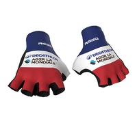 Gants DECATHLON AG2R LA MONDIALE Champion français 2024 blanc
