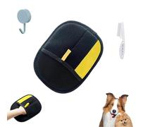 Gants d'Élimination des Poils d'animaux, 1 Pièce gnt Électrostatique d'Épilation pour Chat et Chien, Gants de Toilettage pour Enlever Les Poils d'animaux avec Brosse et Crochet pour Canapé