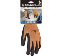 GANTS DELTA PLUS TRICOT POLYESTER - PAUME ENDUITE MOUSSE LATEX - DPVV733OR0 T8
