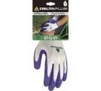 Delta PLus Gant Jardin Tricot Polyester Paume enduite Mousse Latex, Taille Unique