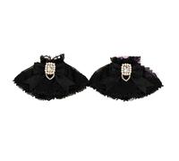 Gants Dentelle Girl Lolita Mesh Hand Sleeve Bow Flower Lace Gloves Sweet Bow Gloves For Women(Black)