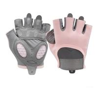 Gants d'entraînement avec construction en nylon respirant et silicone pour une utilisation prolongée confortable pendant l'activité physique (rose, taille S, 17-18 cm)