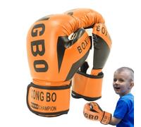 Gants d'entraînement de boxe | Gants de protection réglables pour garçons - Gants de combat respirants et souples pour la boxe, le kickboxing, le Muay Thai