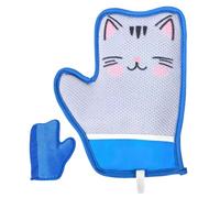 Gants d'épilation électrostatiques pour animaux - Gants de toilettage pour chat pour l'épilation - Nettoyant réutilisable pour tapis, meubles, tissus d'ameublement et textiles