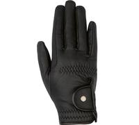 HKM Unisexe Grip Style avec Doublure en Polaire Gants d'équitation Noir M