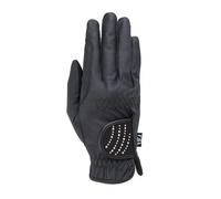 Gants d'équitation avec pierres scintillantes RSL Riders Touch Dubai Noir Taille 6