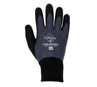 LeMieux Yardmaster Gants de Travail Thermiques Bleu Marine - Accessoire de Cycliste pour Temps Froid - Épais et imperméables avec Doublure intérieure en Polaire Douce et Chaude - Taille S