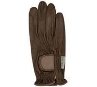 Gants d'équitation en cuir enfant Haukeschmidt Galaxy Magic Tack Marron Taille 6