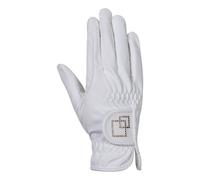 HKM Competition 1238 Gants d'équitation Blanc/Rose Taille M