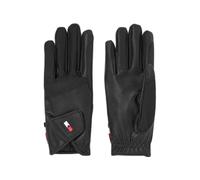 Gants d'équitation en cuir Tommy Hilfiger Equestrian Noir Taille 8