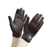 Gants d'équitation en maille Premier Equine Presa Marron XL