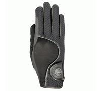 Gants d'équitation en serino et en mesh RSL Riders Touch London Noir 2XL