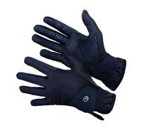 Gants d'équitation en silicone KM Elite driving Noir Taille 7,5