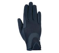 Gants d'équitation enfant HKM Bleu Taille 8
