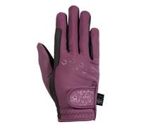 Gants d'équitation enfant HKM Kids Alva Violet Taille 10