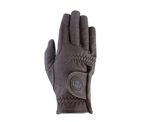 Gants d'équitation enfant RSL Riders Touch Georgia Marron Taille 6