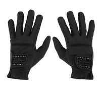 Gants d'équitation Equithème Je t'aime Strass Noir L