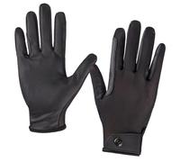 Gants d'équitation femme QHP Solares Noir XS