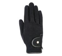 Gants d'équitation HKM Professional Nubuk Noir M