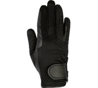 HKM Gants d'équitation Softshell - Noir - Taille XL